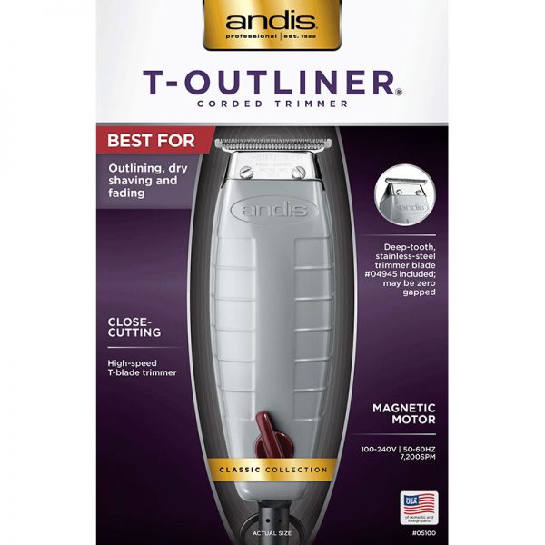 ANDIS Corded T-Outliner Trimmer