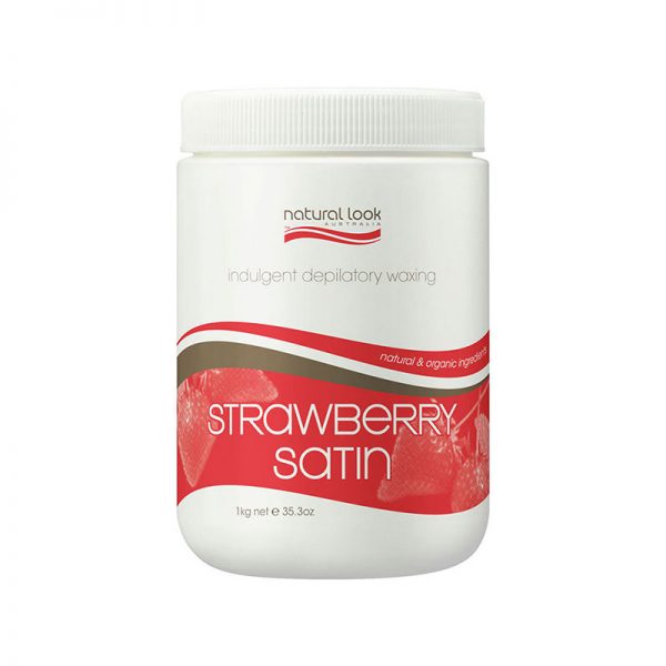 Natural Look Strawberry Satin Depilatory Wax Warm