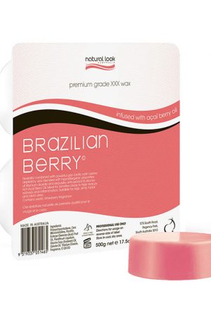 Natural Look Brazilian Berry Depilatory Wax Hot