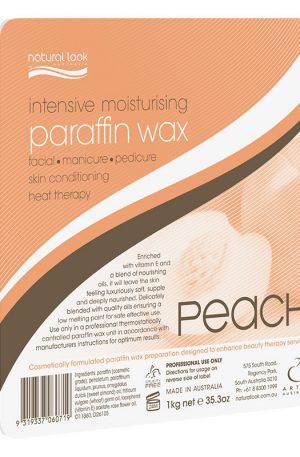 Natural Look Peach Paraffin Wax