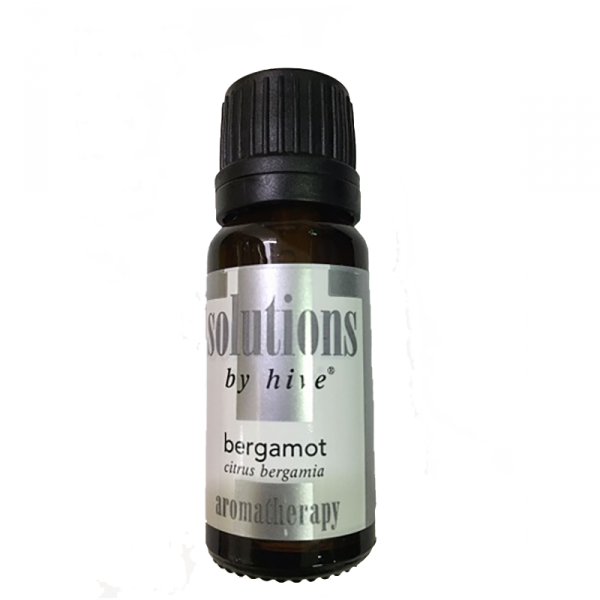 Hive Bergamot Essential Oil. Used in Aromatherapy to alleviate stress and elevate mood. Anti-bacterial & Anti-Inflammatory Properties. Fragrant Scent.