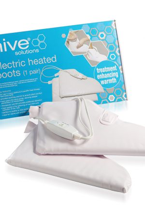 Provides extra warmth and comfort during relaxing paraffin heat therapy or luxury pedicure treatments. Soothes joints and muscles. 2 heat settings.