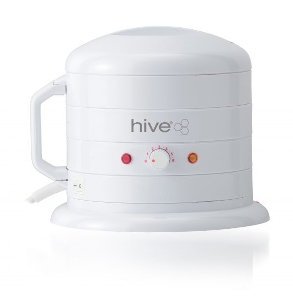 Hive Mini Wax Heater. Suitable for the heating of warm, crème and hot wax for depilatory hair removal and paraffin waxes for paraffin heat therapy treatments.