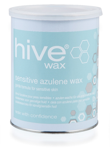Hive Sensitive Azulene Wax. Uses the purest ingredients to ensure a gentle waxing experience. Suitable for all skin types, especially for sensitive skin.
