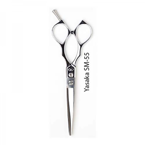 Yasaka Scissors SM-55. For Professional Use: Hairstylists and Barbers. Made in Japan.