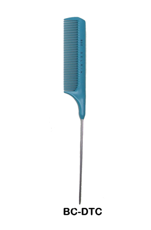 Delrin Metal Tail Comb. One side to comb hair, the other side to part hairThin and long, to straighten hair. Create sections of hair for curling or rolling.