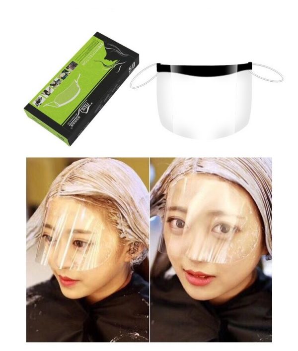 Disposable Face Visor. Protect client's eyes and face during chemical hair services. 