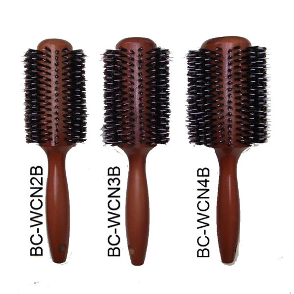 Small brushes give tighter curls, bigger brushes straighten hair or give it light waves. Porcupine bristles Large size for very long hair.