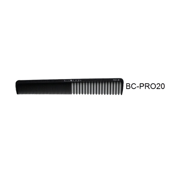 Silkomb Pro-20 Cutting Comb. With finely polished, seamless teeth and with silicone, Silkombs are designed for smooth, effortless combing.