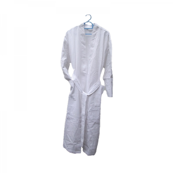 Bath Robe. For Beauty Salons. White.