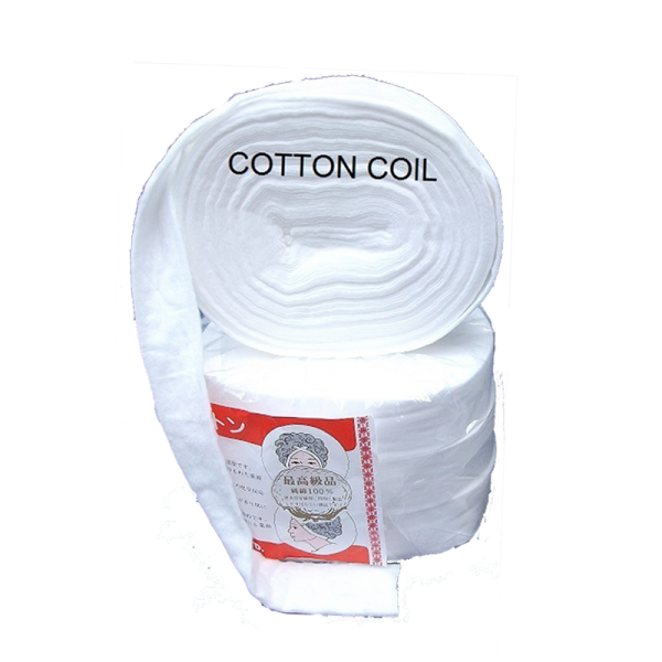 Cotton Coil for Hair. Keep the dyed strands divided and separated from the rest of the hair while doing the balayage technique. Prevents hair demarcation.