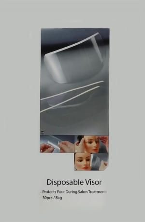 Disposable Forehead Visor. Protect client's eyes and face during chemical hair services. 
