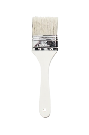 Paraffin Brush. For Beauty Salons. 2 inches. White.