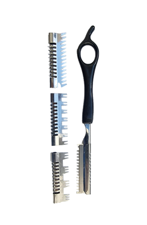 Detachable Razor. 19.5cm (L), 2cm (W). For Hair Salons. 