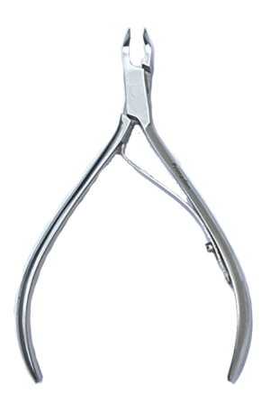 Primadon Single Spring Cuticle Nipper. Half Jaw. For Beauty Salons.