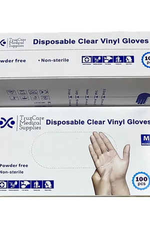 TruzCare Vinyl Gloves Powder Free